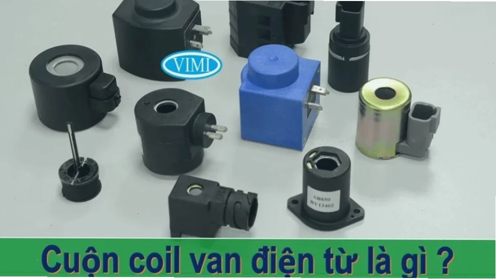 Minh họa cấu tạo cuộn coil van điện từ