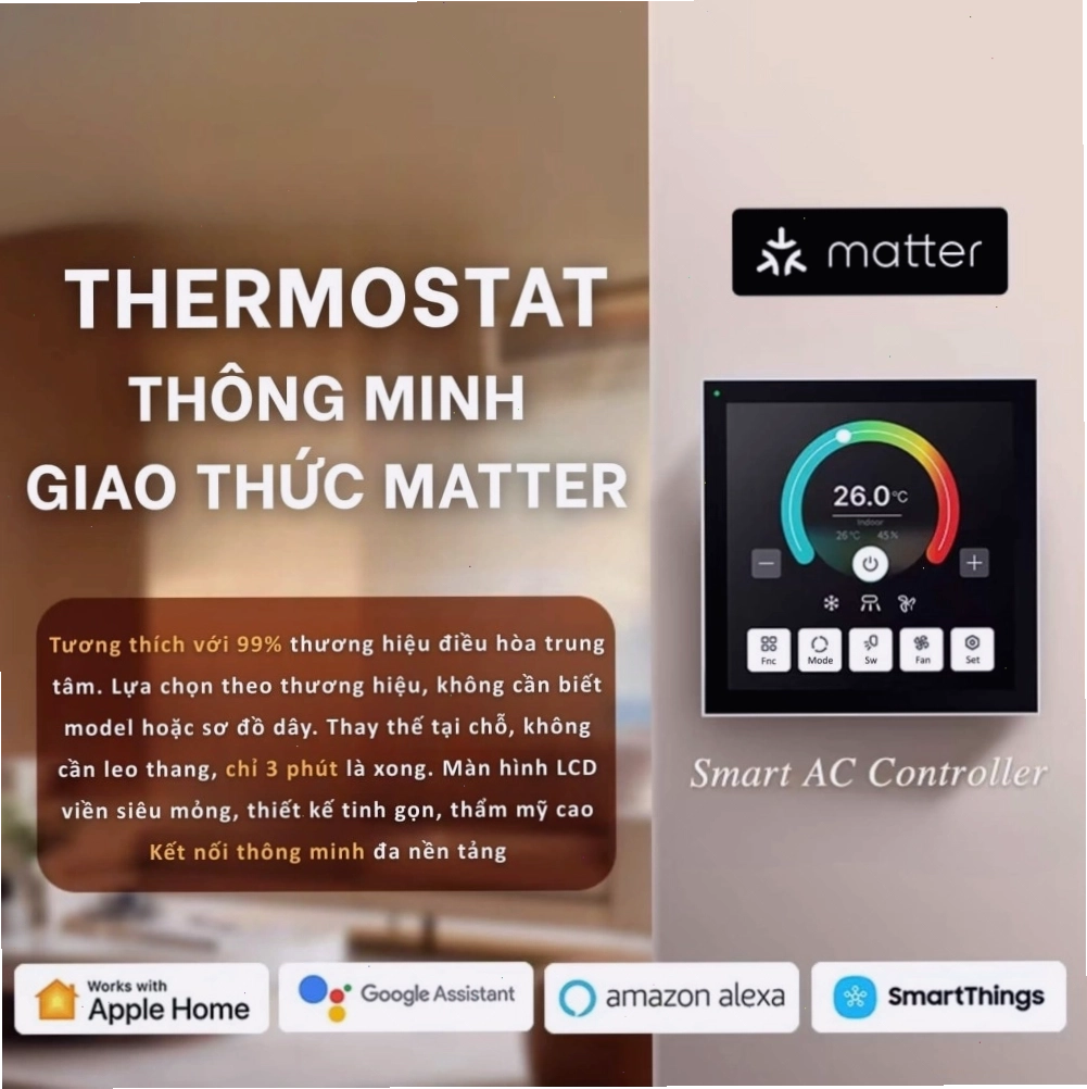 Minh họa tích hợp với Google Home và Apple Home
