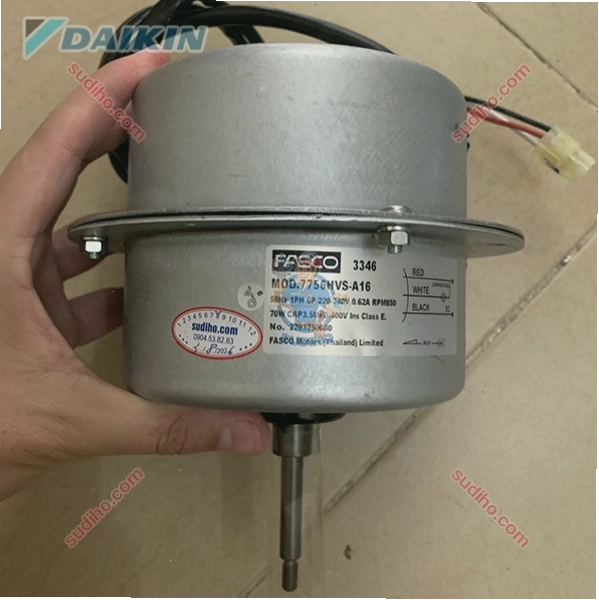 Mô tơ quạt dàn nóng điều hòa âm trần Daikin