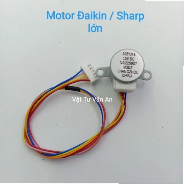 Motor đảo gió máy lạnh Daikin, Sharp Zắc Cắm Lớn - Chi tiết lắp đặt