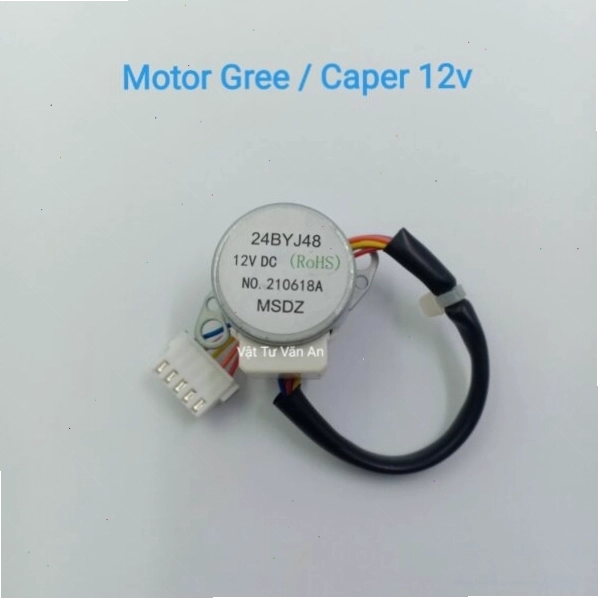 Motor đảo gió máy lạnh Gree Caper 12v, linh kiện thay thế quan trọng