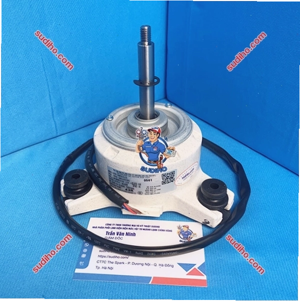 Motor động cơ quạt dàn lạnh điều hòa LG ATNQ18GPLE5 mã 4681A20168G
