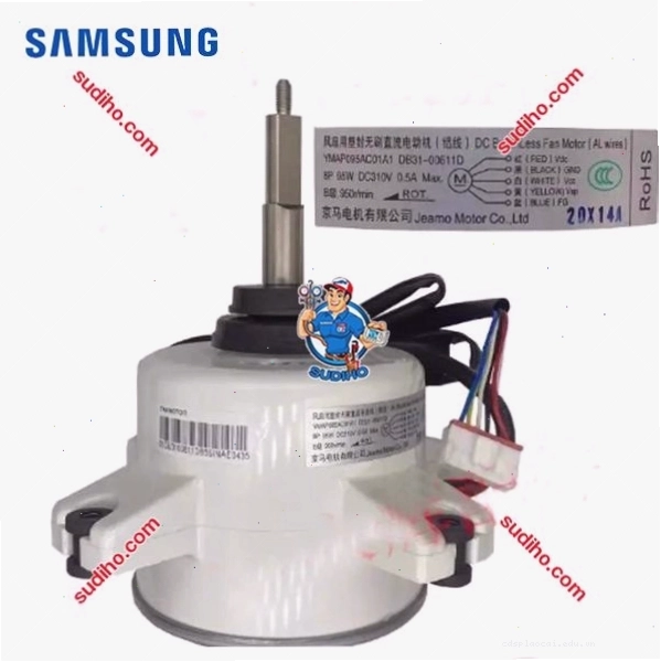 Motor động cơ quạt điều hoà Samsung mã DB31-00611D 95W YMAP095AC01A1
