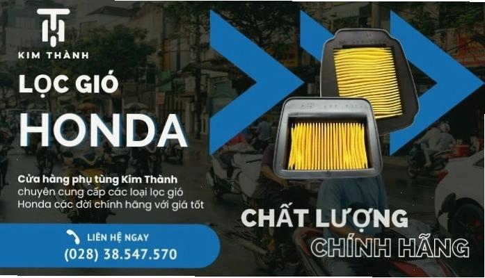 Mua lọc gió Honda chính hãng tại Kim Thành
