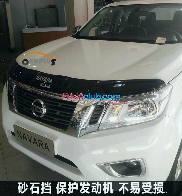 Nắp capo Nissan Navara NP300 được thiết kế khí động học