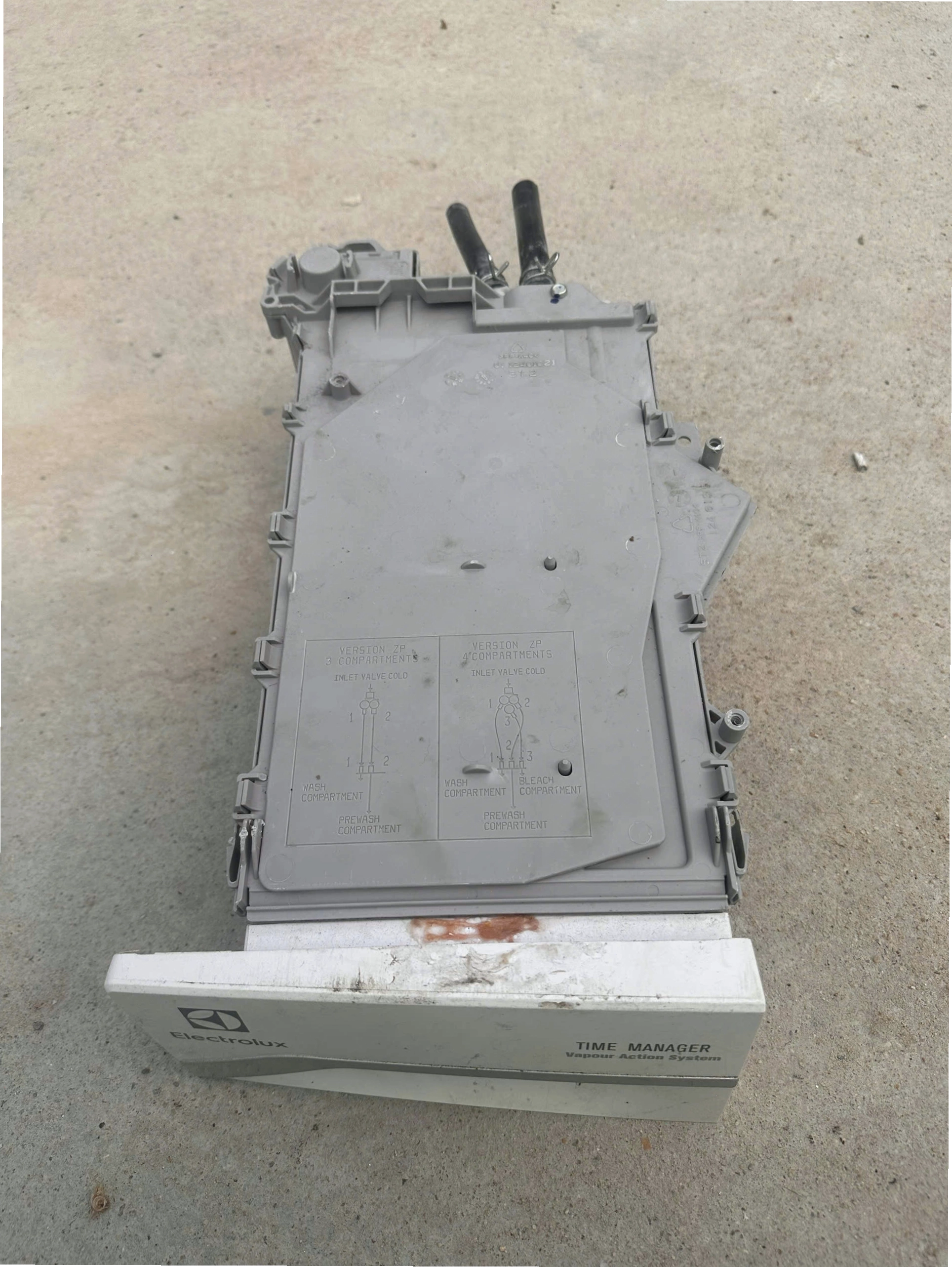 Ngăn chứa bột giặt máy giặt Electrolux cửa trước EWF12942