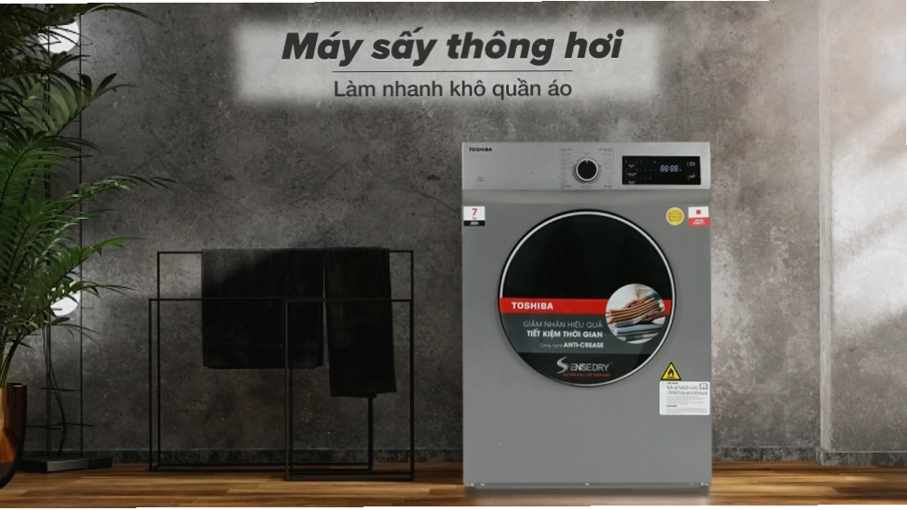 Nguyên lý hoạt động của máy sấy thông hơi Toshiba