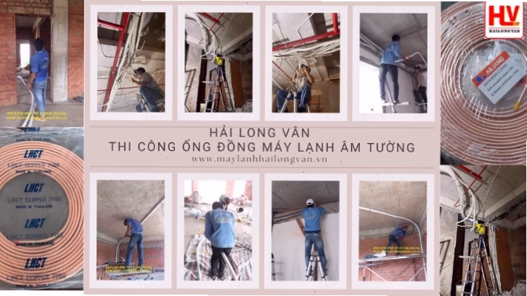 Ống đồng dẫn gas LG với đường kính và độ dày tiêu chuẩn