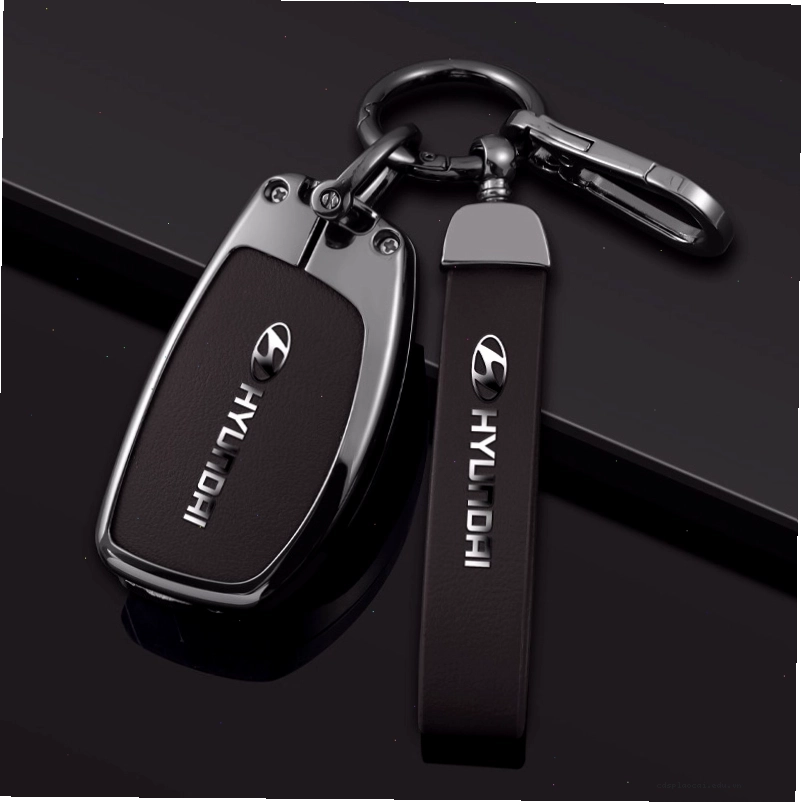 Ốp Kim Loại Bọc Chìa Khoá Ô Tô Hyundai Cao Cấp