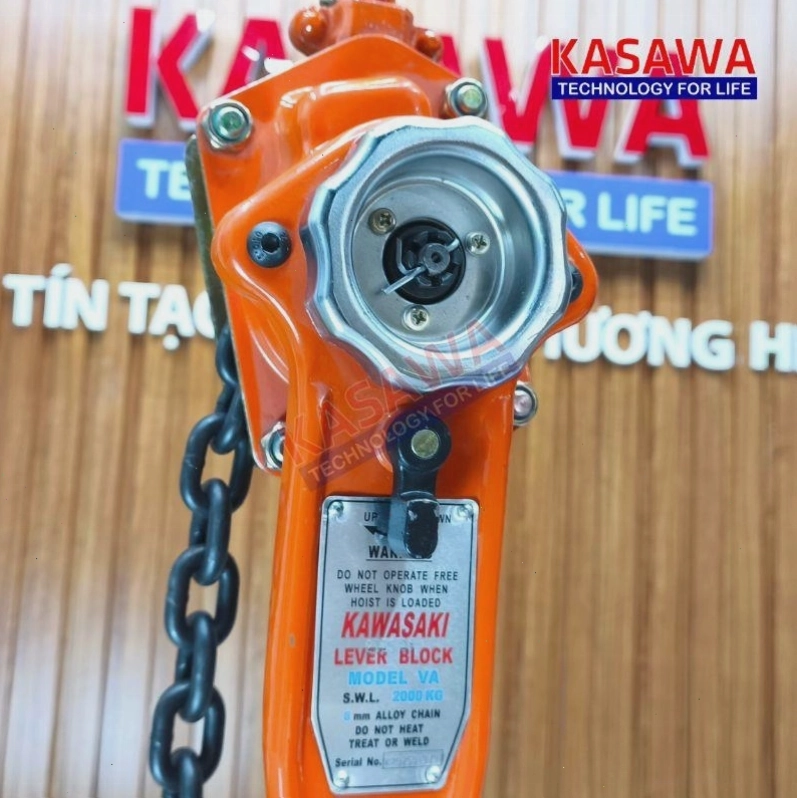 Pa lăng xích kéo tay Kawasaki phiên bản mini với thiết kế nhỏ gọn