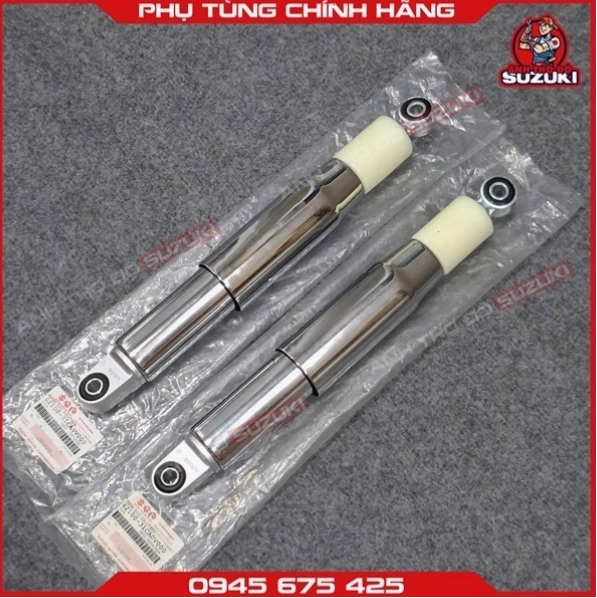 Phuộc sau màu xi (bạc) cho xe Suzuki Viva