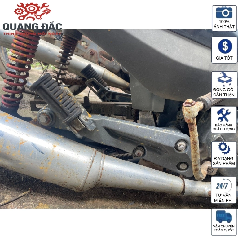 Pô xe SYM Elegant 50cc: Hướng dẫn chọn mua và thay thế chính hãng
