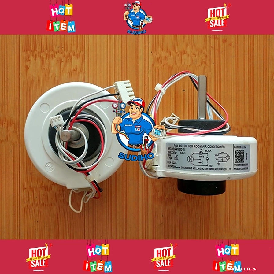 Quạt dàn lạnh cho điều hòa các hãng Midea, Electrolux, Toshiba