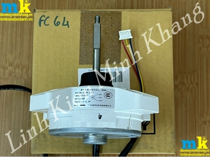 Quạt DC 3 dây dàn nóng điều hòa Sharp 25W và 41W