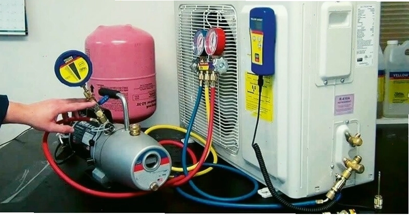 Quy trình hút chân không đường ống máy lạnh trước khi nạp gas