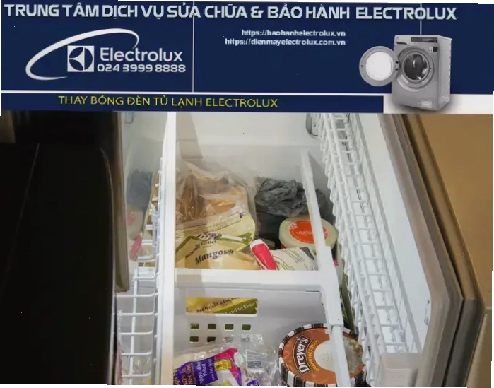 Quy trình kiểm tra bóng đèn tủ lạnh Electrolux