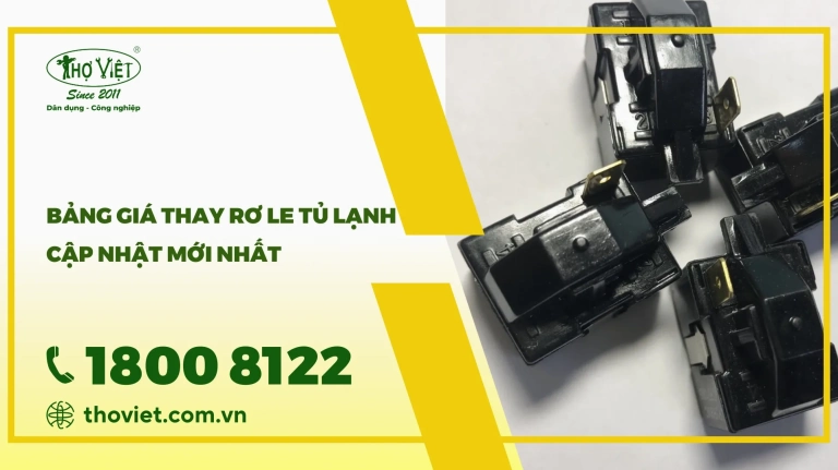 Rơ le Khởi Động Tủ Lạnh LG: Chức Năng, Dấu Hiệu Hỏng và Cách Thay Thế Chi Tiết
