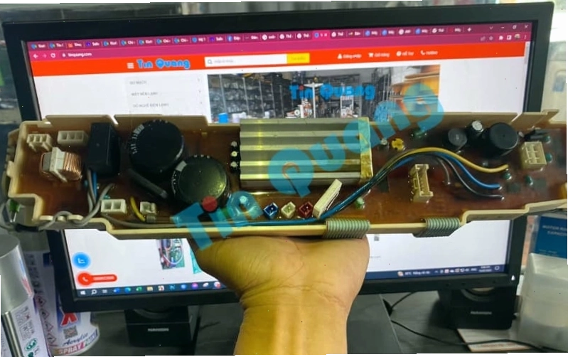 Sơ đồ kết nối dây điện trên board máy giặt Toshiba