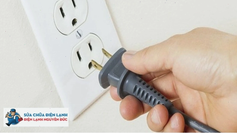 Sơ đồ mạch điện tủ lạnh Sanyo cho thấy vị trí dây nguồn