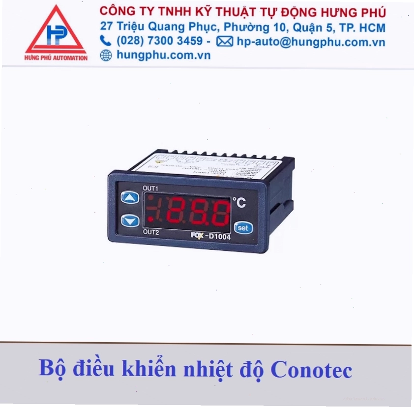 Sơ đồ minh họa nguyên lý hoạt động của bộ điều khiển nhiệt độ, tương tự cảm biến mực nước