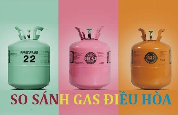 So sánh các loại gas điều hòa R32, R410a, R22