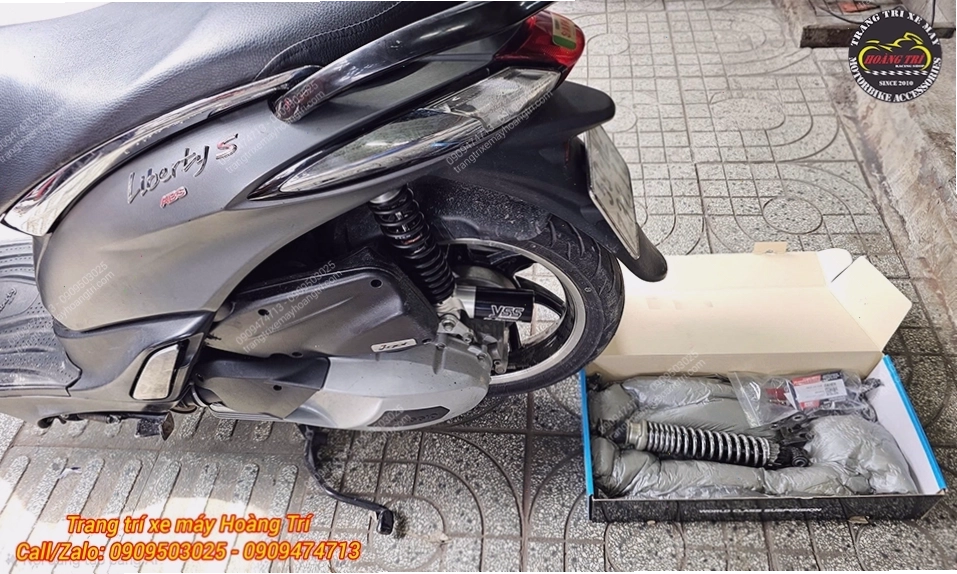 So sánh phuộc YSS G-Series và phuộc zin trên xe Liberty