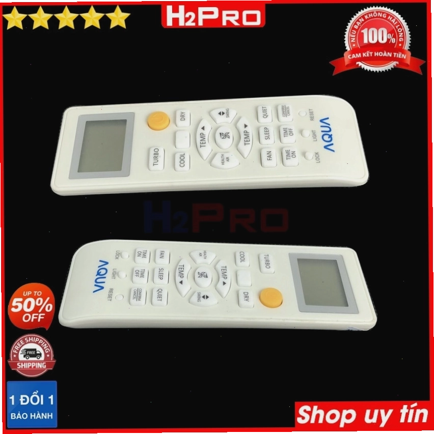 So sánh remote Aqua chính hãng và remote đa năng