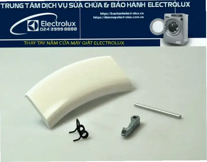Tay nắm cửa máy giặt Electrolux chính hãng với thiết kế sắc nét