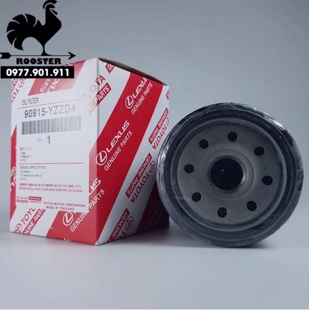Tem chống hàng giả trên lọc dầu nhớt Toyota