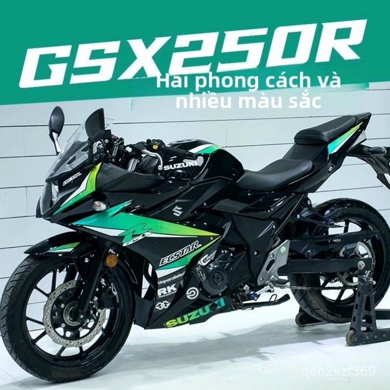 Tem dán decal trang trí cho xe máy Suzuki GSX250R