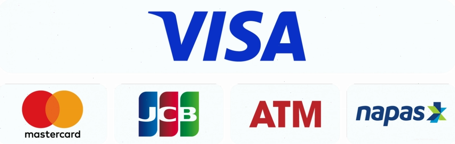 Thanh toán tiện lợi bằng thẻ Visa, ATM tại Chánh Phụ Tùng Xe Máy