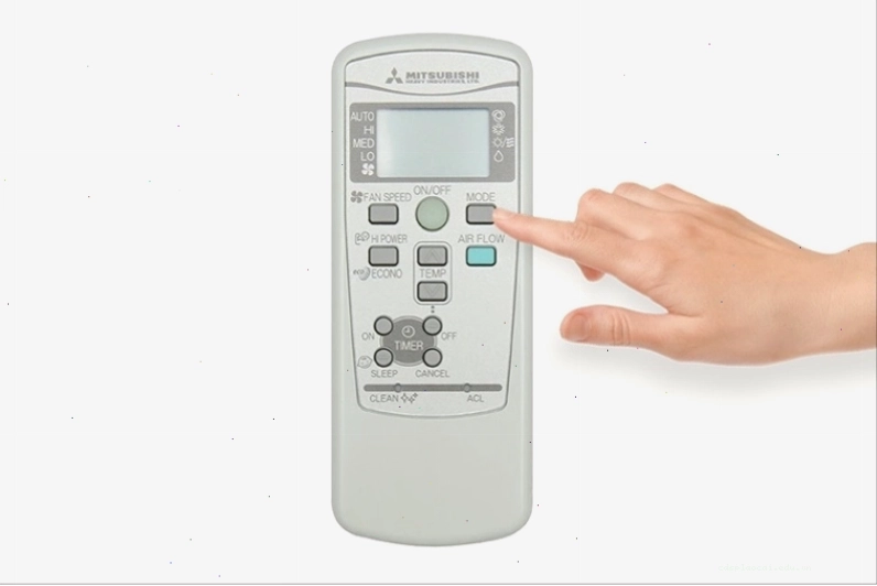 Thao tác điều khiển điều hòa Mitsubishi Electric