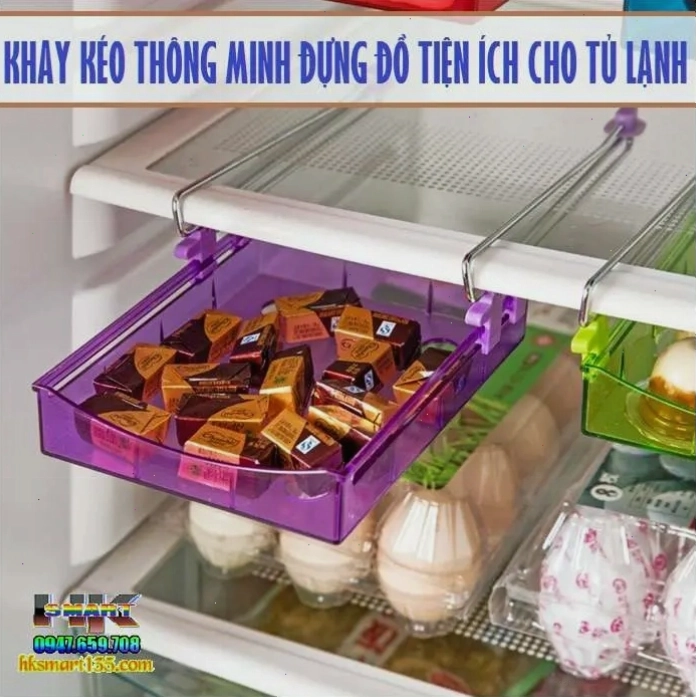 Thiết kế khay kéo tủ lạnh giúp tiếp cận thực phẩm dễ dàng