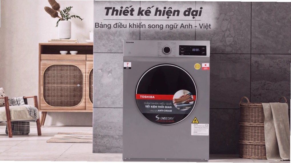Thiết kế máy sấy Toshiba TD-H80SEV(SK)