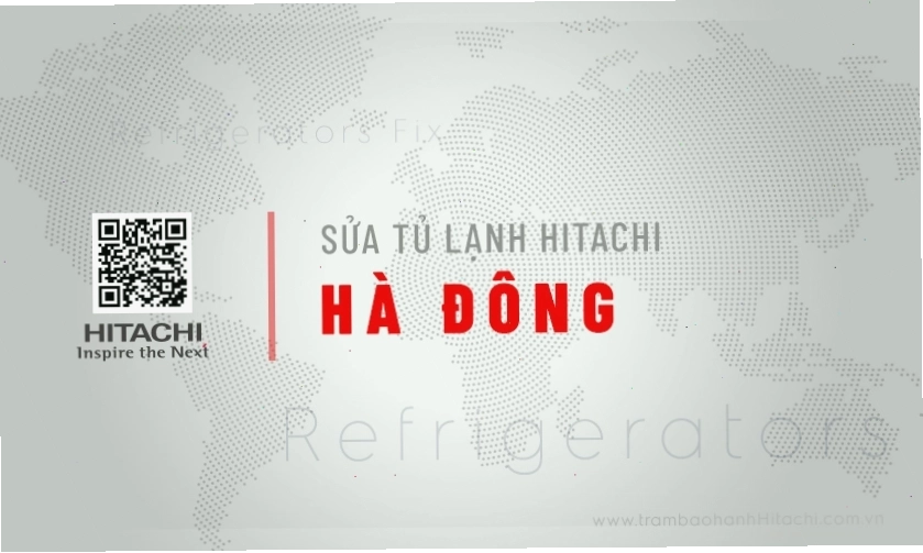 Thợ kỹ thuật sửa chữa tủ lạnh Hitachi tại nhà