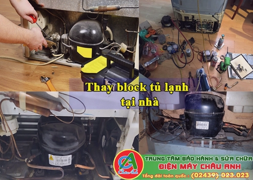 Thông số kỹ thuật trên block tủ lạnh Hitachi