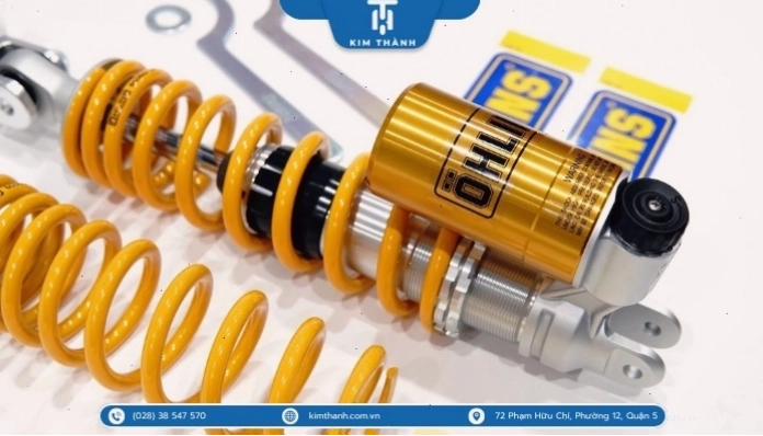 Thương hiệu phuộc xe máy Ohlins với khả năng chịu lực tốt, bảo vệ phụ tùng xe hiệu quả