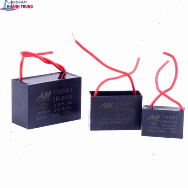 Tụ điện quạt Aqua là một bộ phận không thể thiếu để quạt vận hành