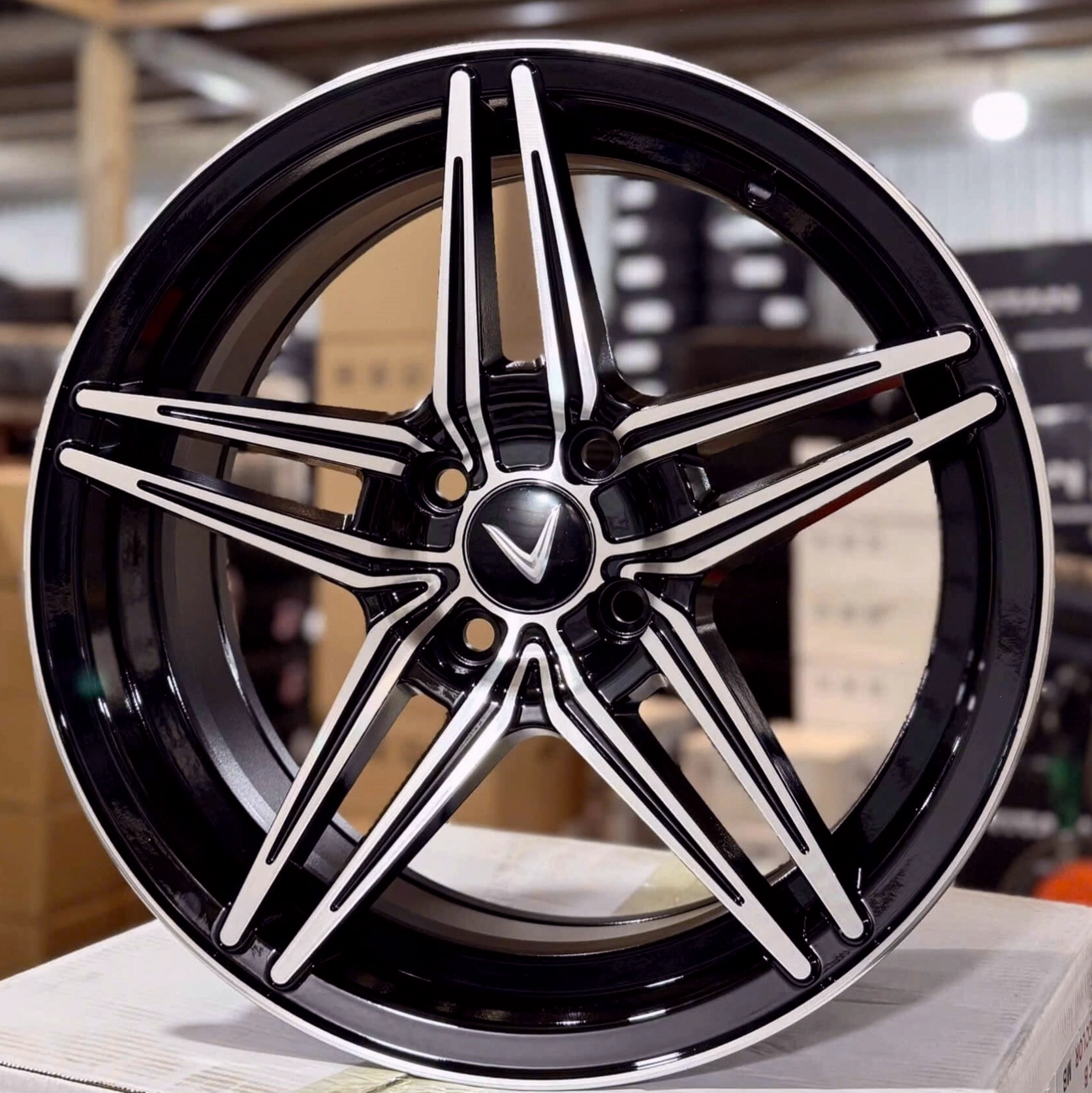 Vành xe 5 cánh 16 inch PCD 4x100