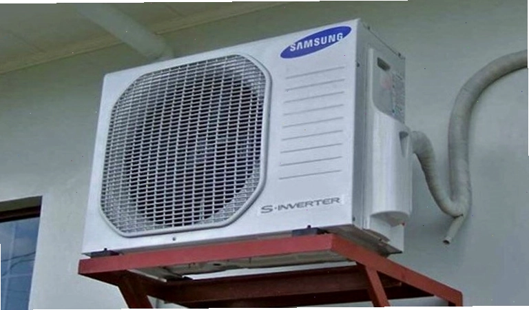 Vị trí lắp đặt chân đế dàn nóng Samsung thoáng mát và an toàn