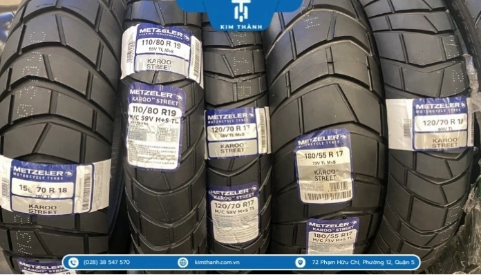 Vỏ xe máy Metzeler cho Yamaha