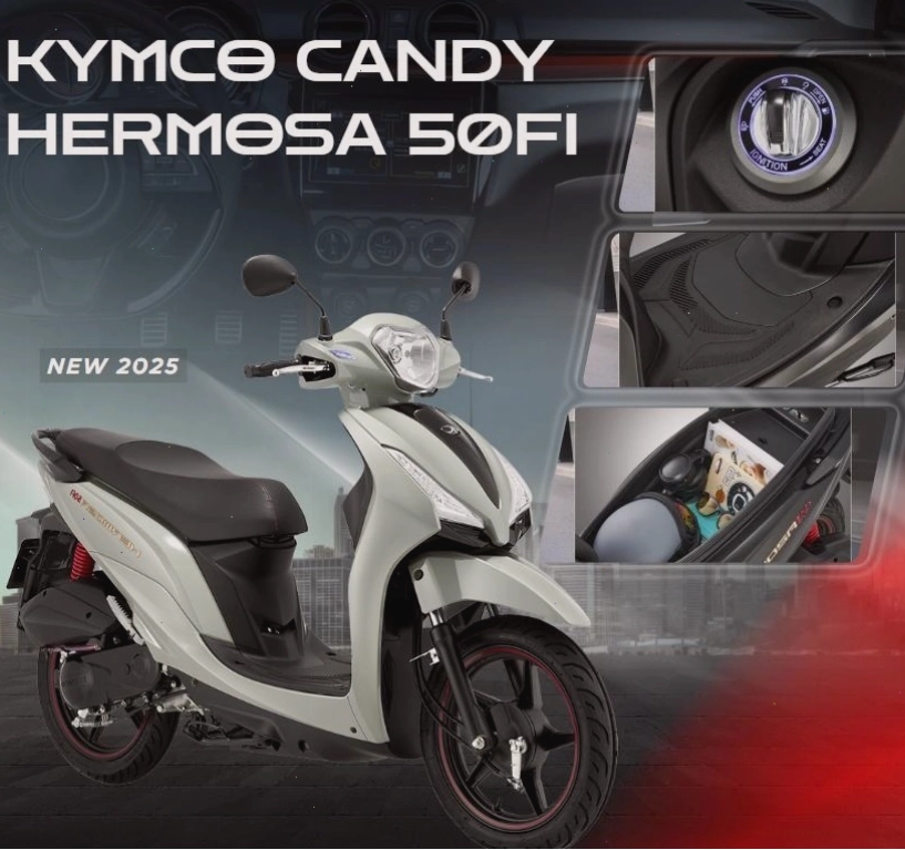 Xe máy Kymco 50cc với thiết kế đa dạng