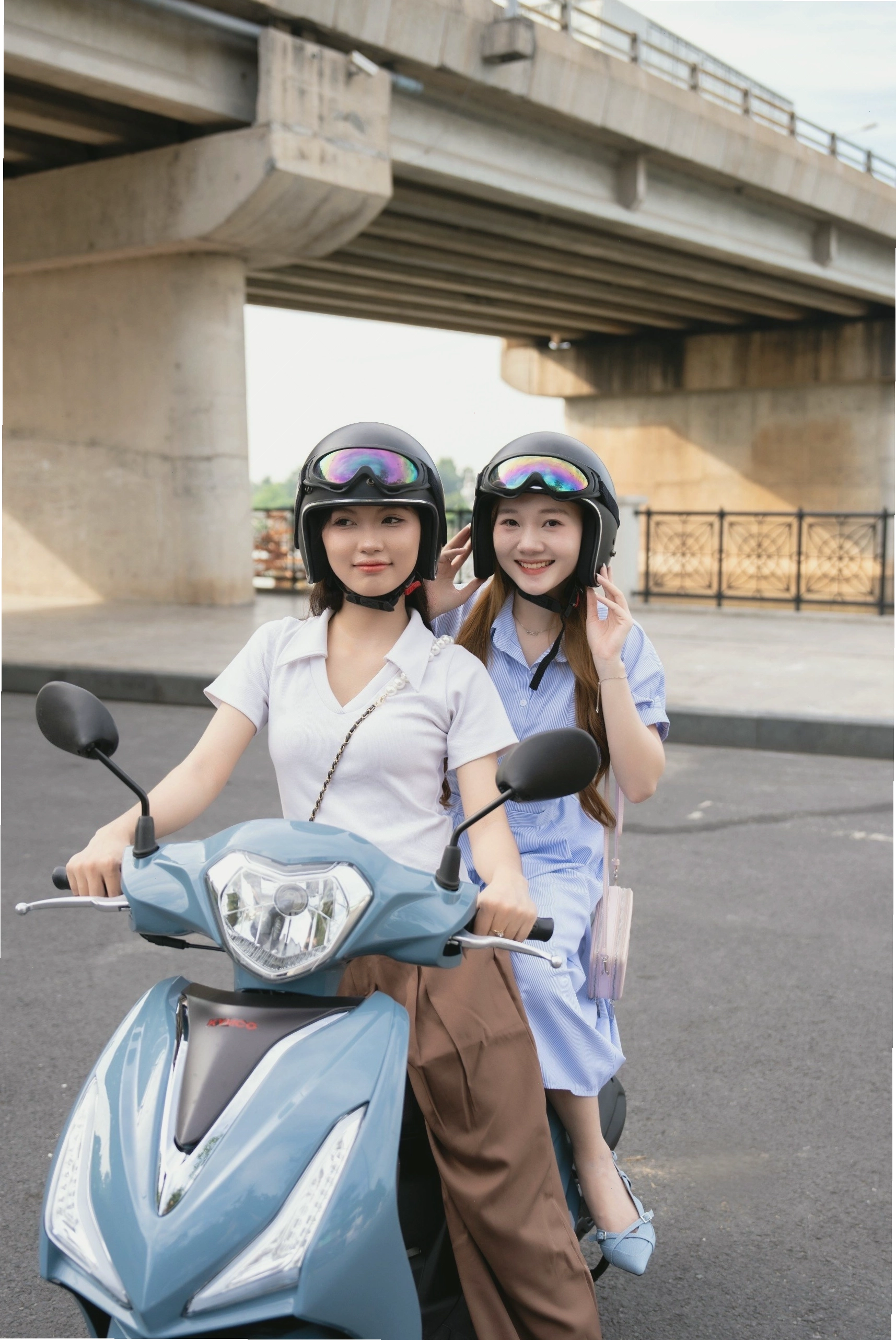 Xe máy Kymco Candy Hermosa với lốp xe không săm phù hợp