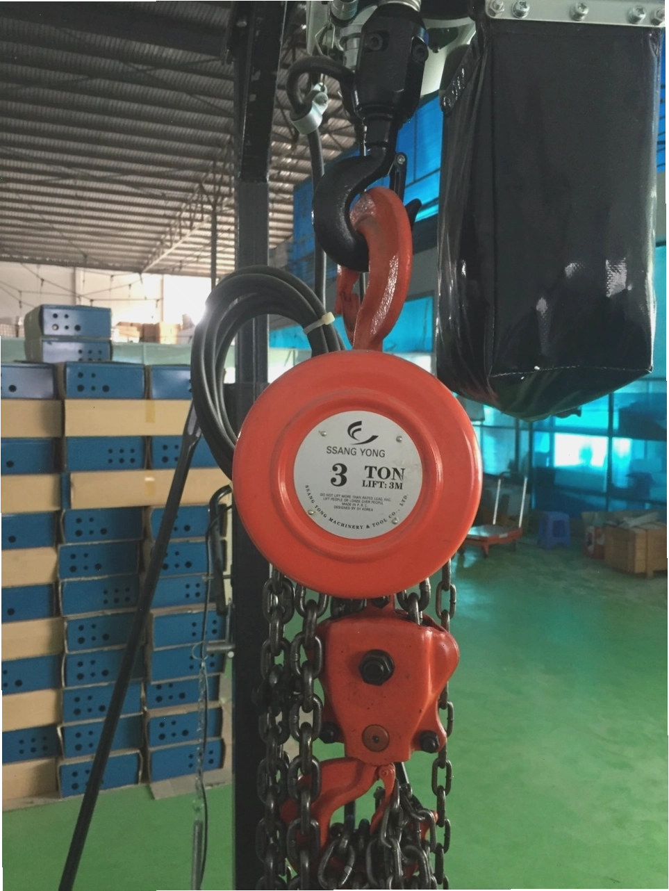 Xích tải Sanyang 3 tấn SY-3 đang hoạt động